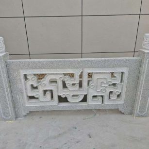 固原芝麻白河道栏杆 桥栏杆