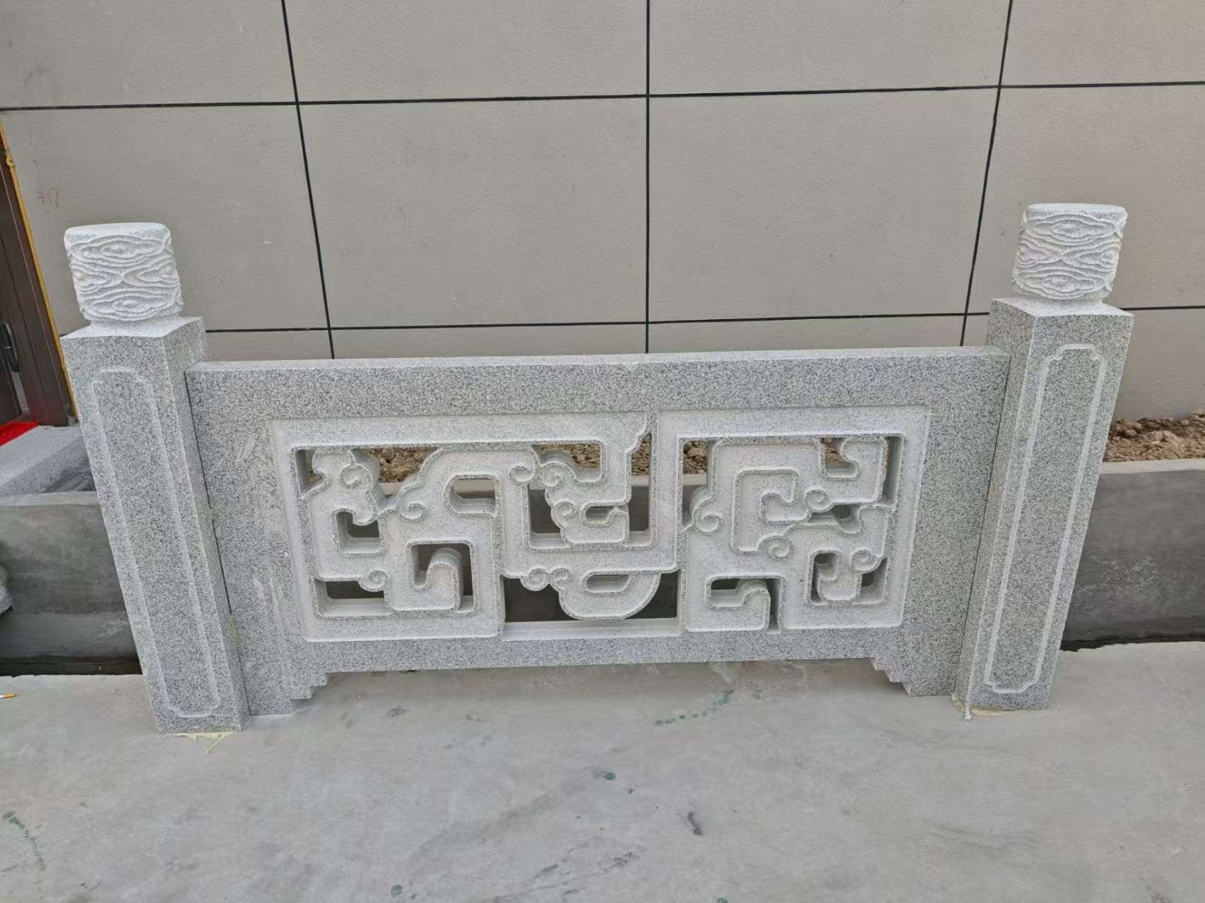 固原芝麻白河道栏杆 桥栏杆